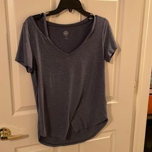 Blue tee